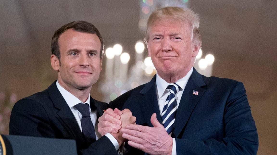Macron Backs Trump's Iran Deal, Offers Hormuz Help